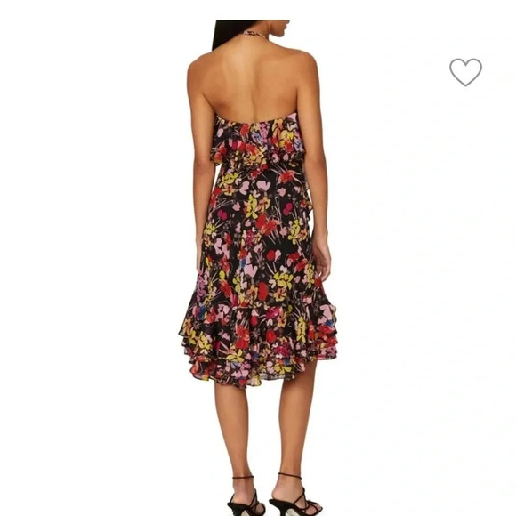 Jason Wu collection floral ruffle midi dress - Picture 2 of 7